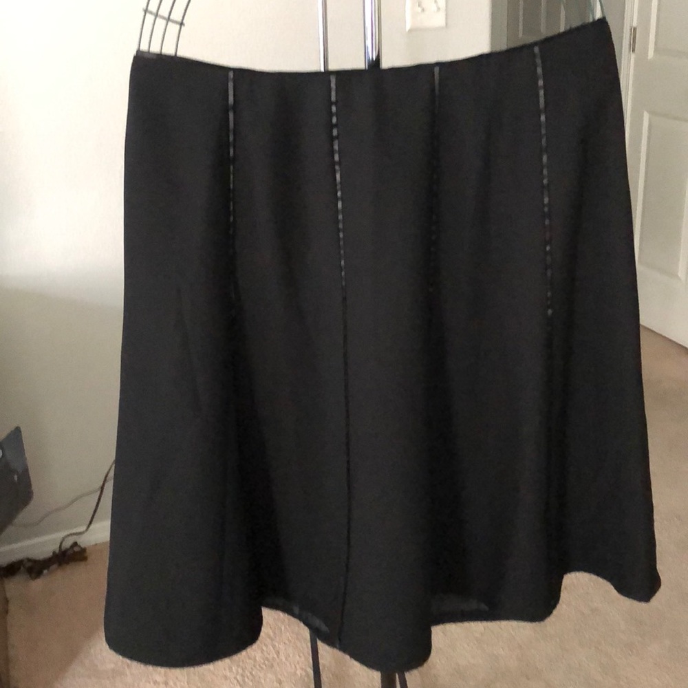 Style & Co Lined black skirt